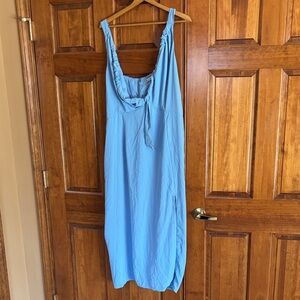 Abercrombie & Fitch Blue Midi Dress
